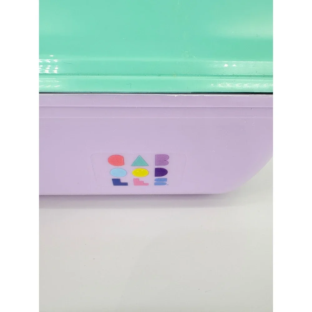 Vintage Caboodles Makeup Case 5626 Girls Medium Purple Mint 90s On-The-Go Girl